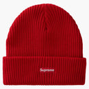 Supreme ancho de costilla ancha roja