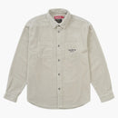 Supreme Wide Wale Corduroy Snap Shirt Natural