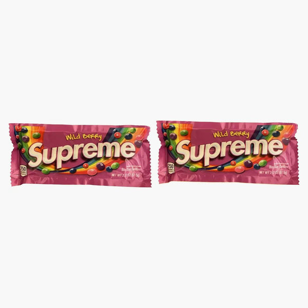 Supreme Wild Berry Skittles 2x Lot (nehodná pro lidskou spotřebu) fialová