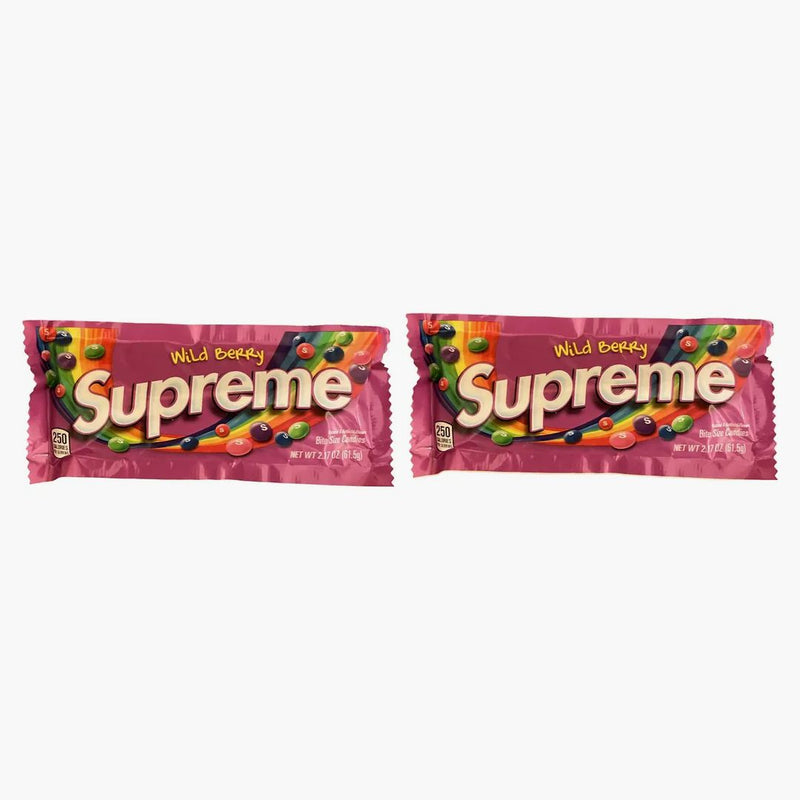 Supreme Wild Berry Skittles 2x Lot (nehodná pro lidskou spotřebu) fialová