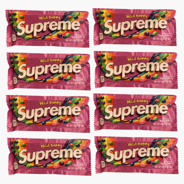 Supreme Wild Berry Skittles 8x Lot (nehodná pro lidskou spotřebu) fialová