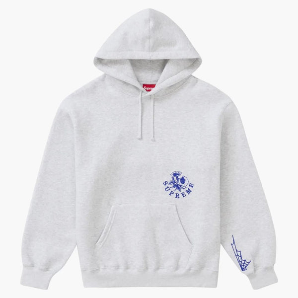 Supreme Wild Embroidered Hooded Sweatshirt Ash Grey