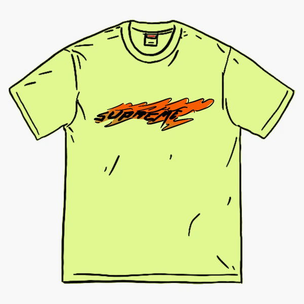 Supreme Wind Tee Bright Yellow/Purple
