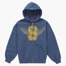 Supreme Wings Skip Up Capucha Sweinshirt Blue oscuro
