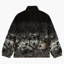 Supreme Wolf Fleece Jacket Black