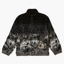 Supreme Wolf Fleece Jacket Black