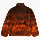 Giacca da pile di lupo supremo marrone