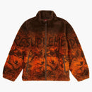 Giacca da pile di lupo supremo marrone