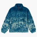 Supreme Wolf Fleece Jacket Dark Teal