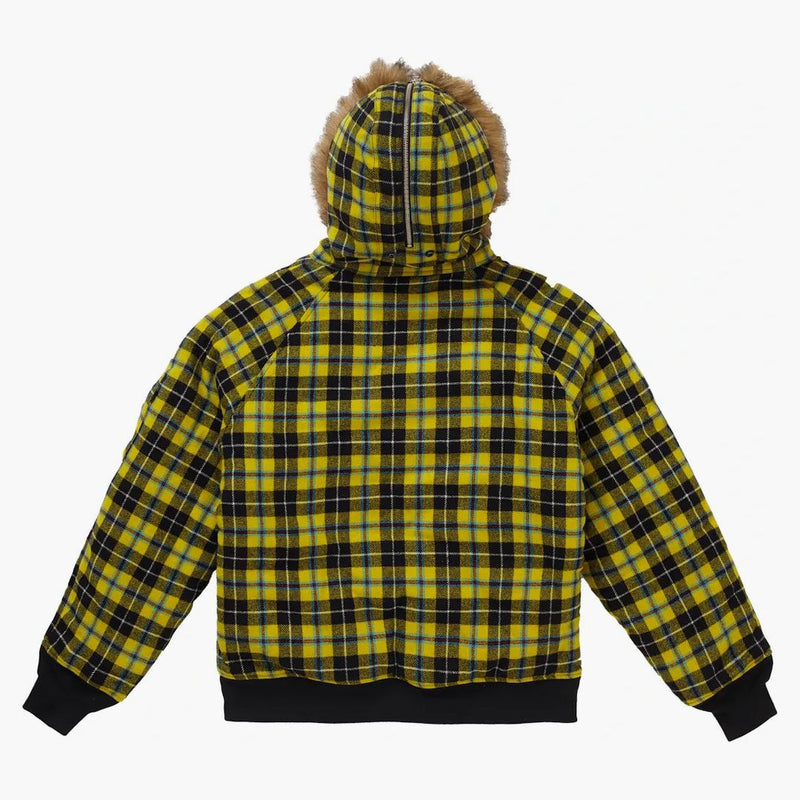 Supreme Wool N-2b Jacket Yellow Plaid