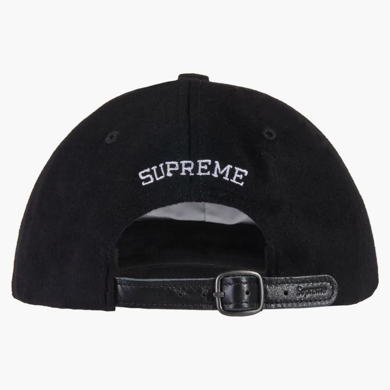 Supreme Wool S Logo 6 Panel (FW21) Black