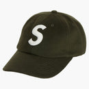 Supreme Wool S Logo 6 Panel (fw21) Olive