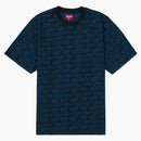 Najwyższa bańka słowo jacquard s/s top czarna