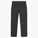 Supreme Work Pant (FW18) Black/White Polka Dot