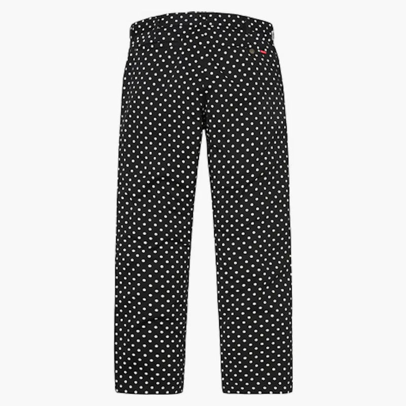Supreme Work Pant (FW18) Black/White Polka Dot