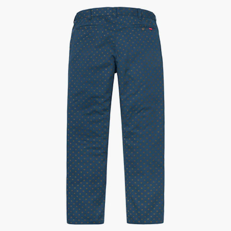 Supreme Work Pant (fw18) Light Navy Polka Dot