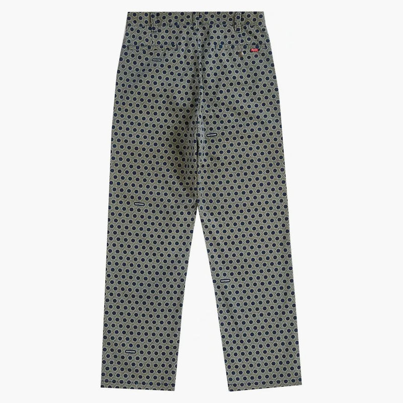Supreme Work Pant (FW19) Navy Monogram