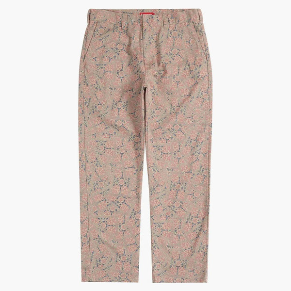 Supreme Work Pant Khaki Floral Cards