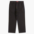 Supreme Work Pant (ss23) Navy Plaid