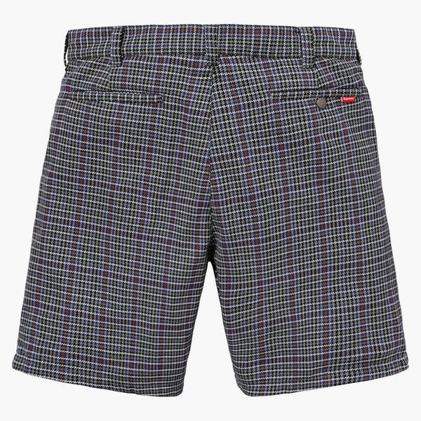 Supreme Work Short Grey Plaid