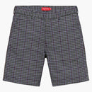 Supreme Work Short Gray Plaid