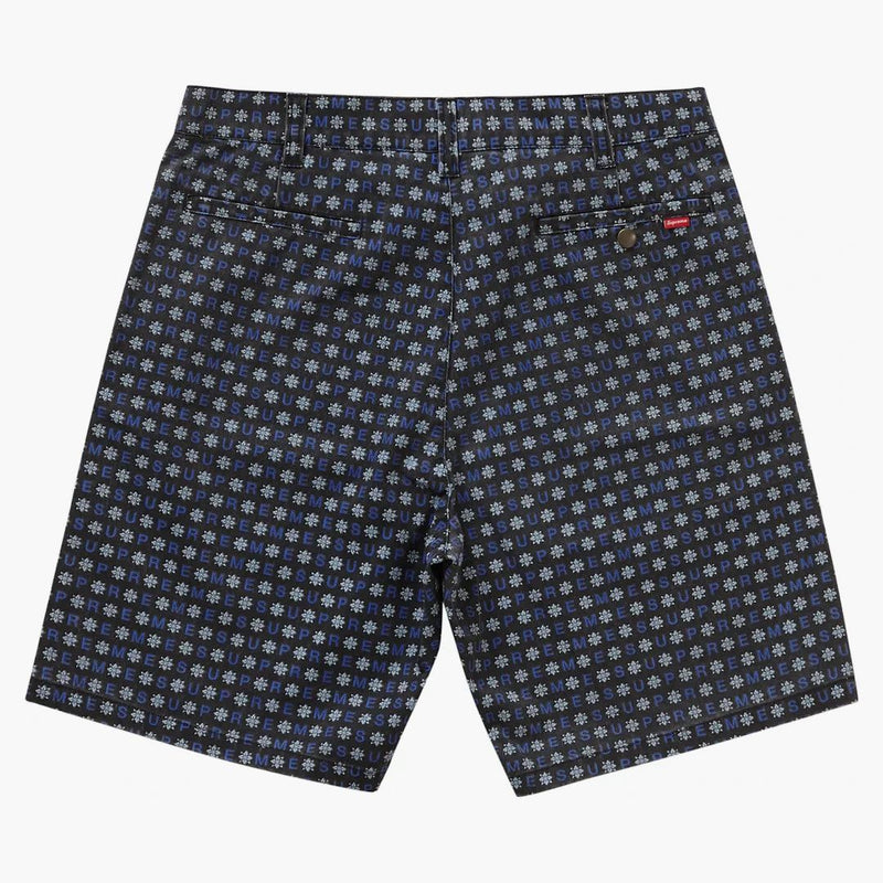 Supreme Work Short (ss19) Black Foulard