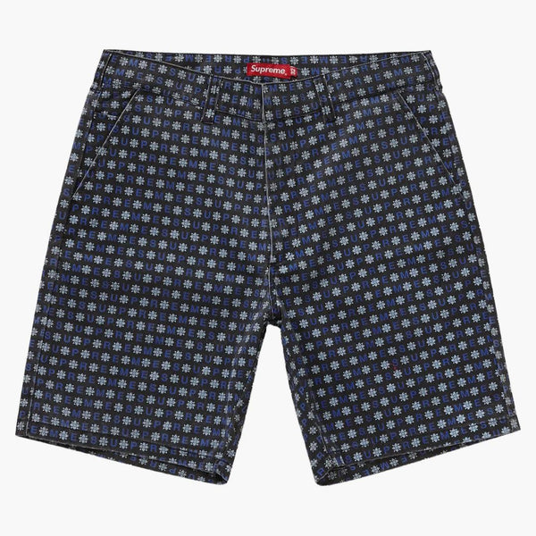 Supreme Work Short (SS19) Black Foulard