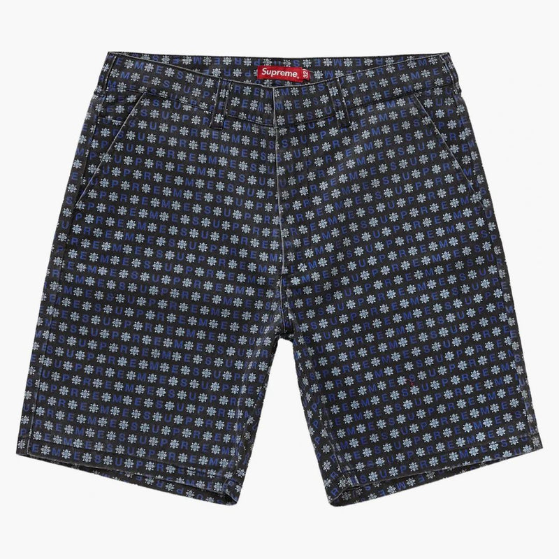 Supreme Work Short (ss19) Black Foulard