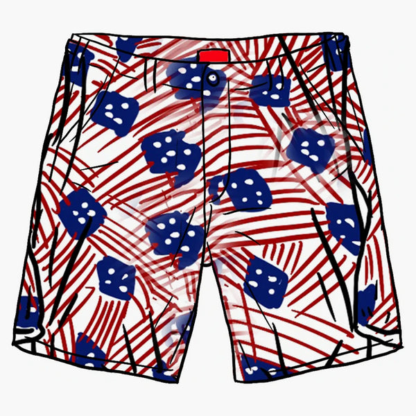 Supreme Work Short (ss20) Flags