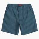Supreme Work Short Teal Stripe