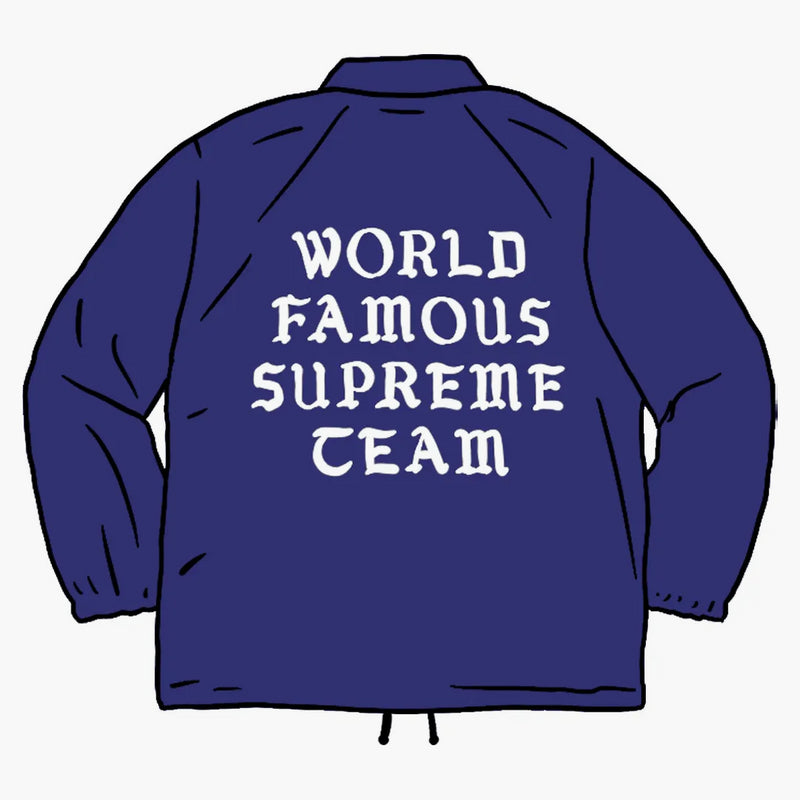 Supremo Coaches famosi in tutto il mondo giacca Dark Royal