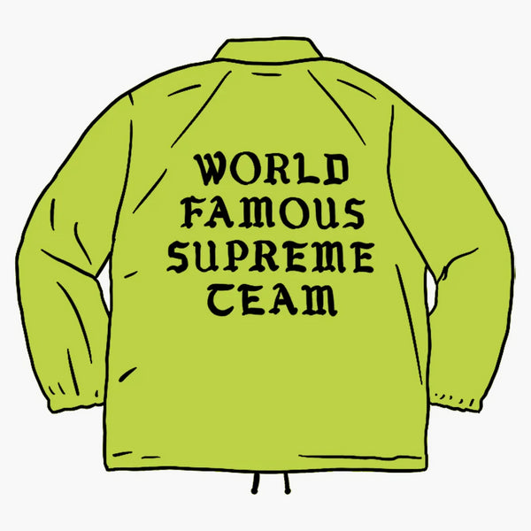 Supremo Coaches famoso in tutto il mondo giacca lime