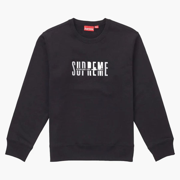 Supreme World Famous Crewneck Black