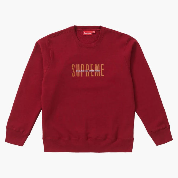 Supreme World Famous Crewneck Cardinal