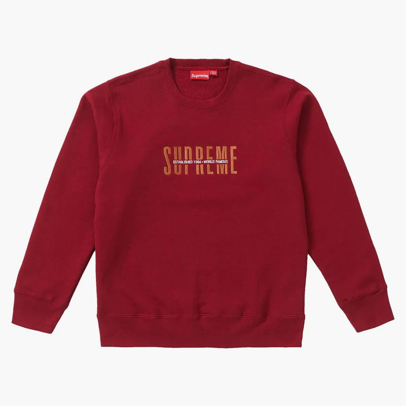 Supreme World Famous Crewneck Cardinal