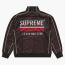Supreme World Famous Jacquard Track Jacket Black