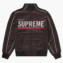 Supreme World Famous Jacquard Track Jacket Black
