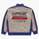 Supreme World Famous Jacquard Track Jacket Stone