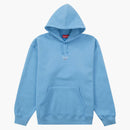 Sudadera de micro con capucha suprema mundialmente azul claro azul