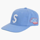 Supreme World Famous S Logo 6-panel Blue