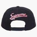 Supreme World Famous S Logo 6-Panel Navy