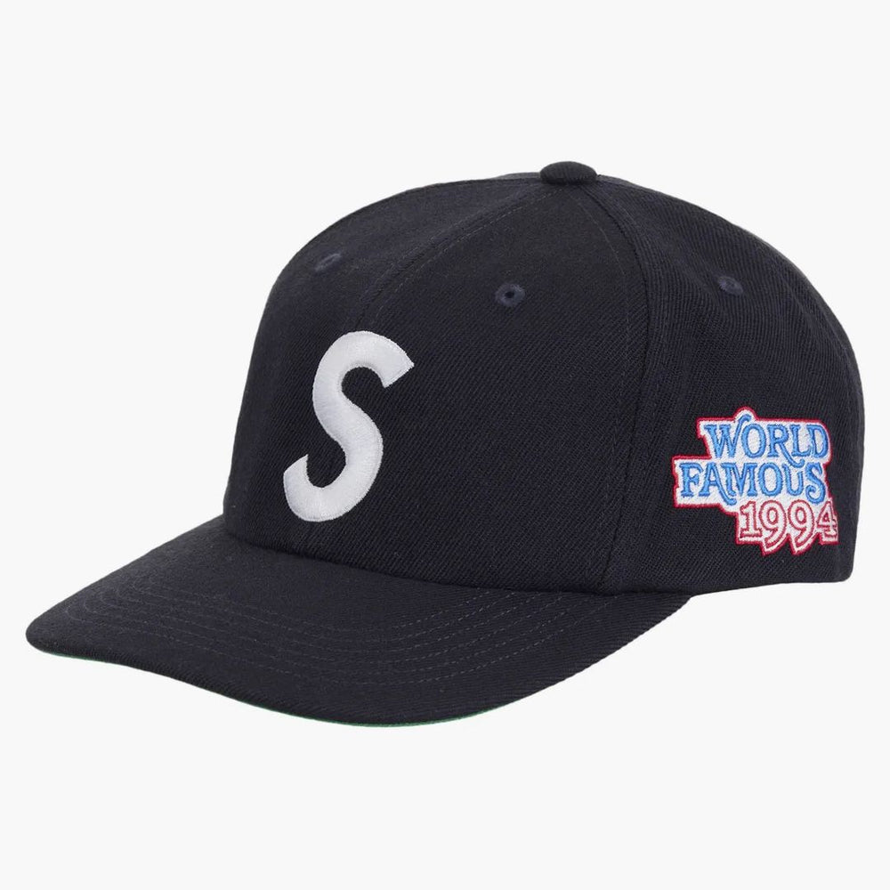 帽子 Supreme World Famous S Logo 6Panel Navy Supreme S Logo Cap Navy - Kup w Hypenedz