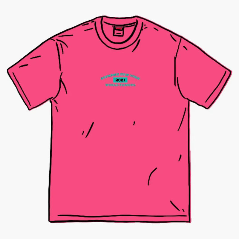 Supreme World Famous S/S Top Bright Pink