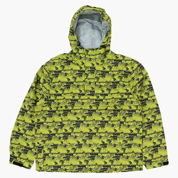 Supreme World Famous Taped Seam Hooded Pullover Green
