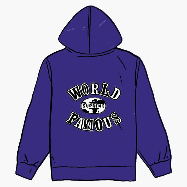 Nejvyšší světově proslulý zip mikina s kapucí (SS20) Dark Royal