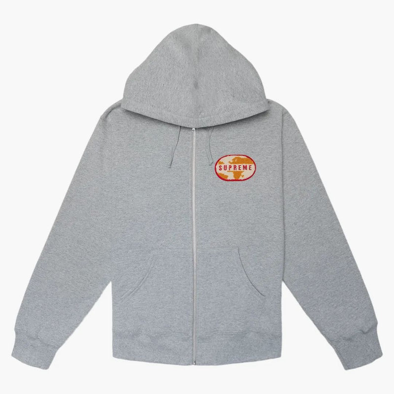 Nejvyšší světově proslulá mikina s kapucí na zip (SS20) Heather Grey