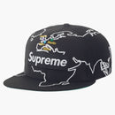 Supreme Worldwide Box Logo New Era has Black