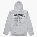 Supremia sudadera con capucha mundial Ash Gray