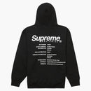 Supreme Worldwide Hooded Sweatshirt Black