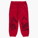 Supreme Worldwide Tricot Pant Red